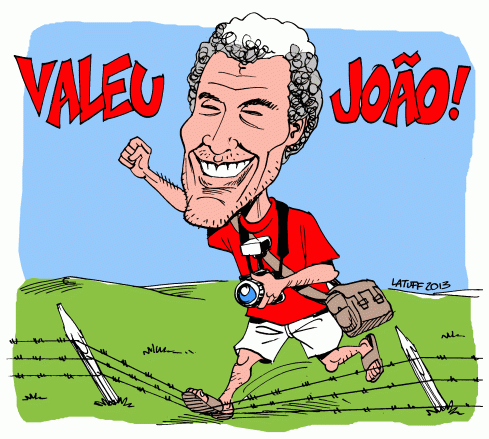 Homenagem do cartunista Carlos Latuff a João Zinclar
